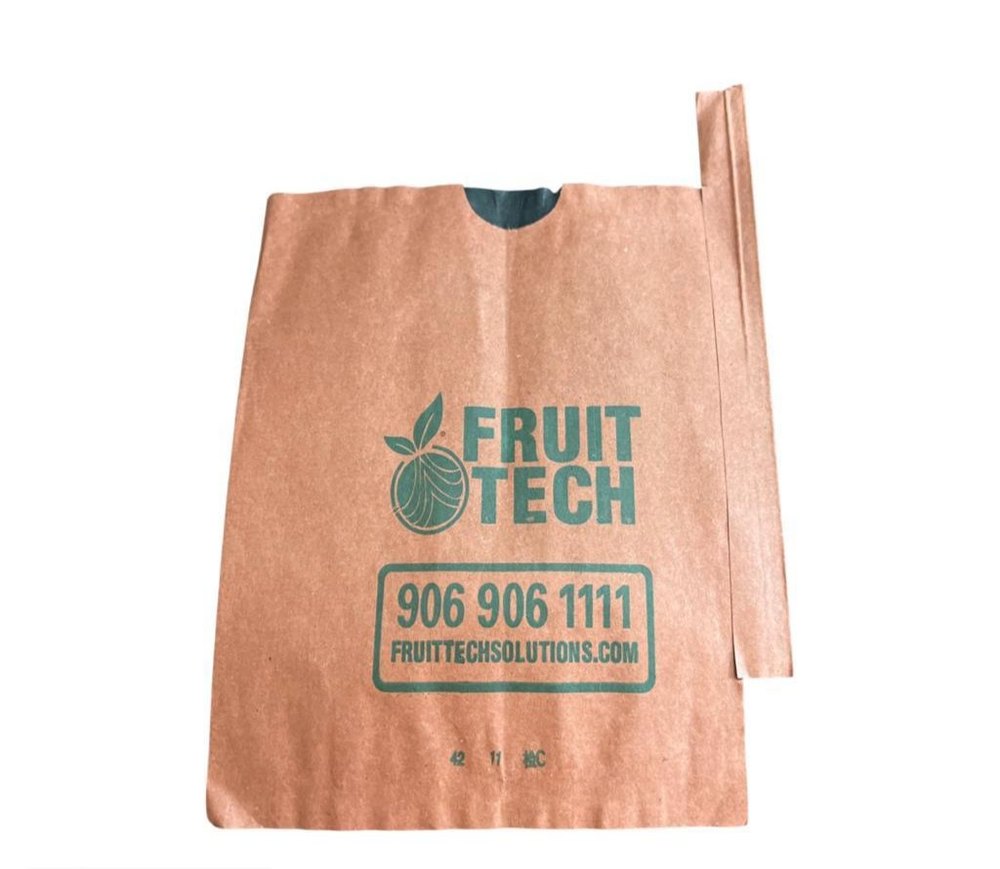 Fruit Tech kraft mango bag printed with 906 906 1111